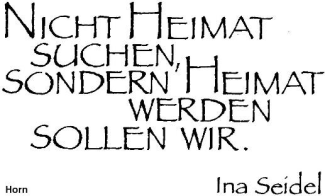 Ina Seidel - Heimat